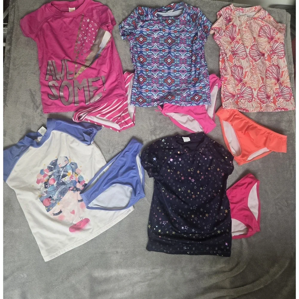 Gymboree Swimsuits Size L 10-12 Lot